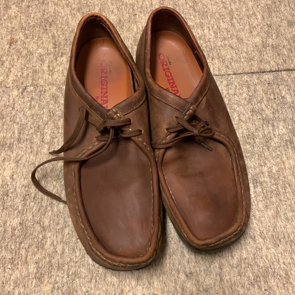 Clarks originals Stead Wallabee Moccasin Clay Suede Mens 12